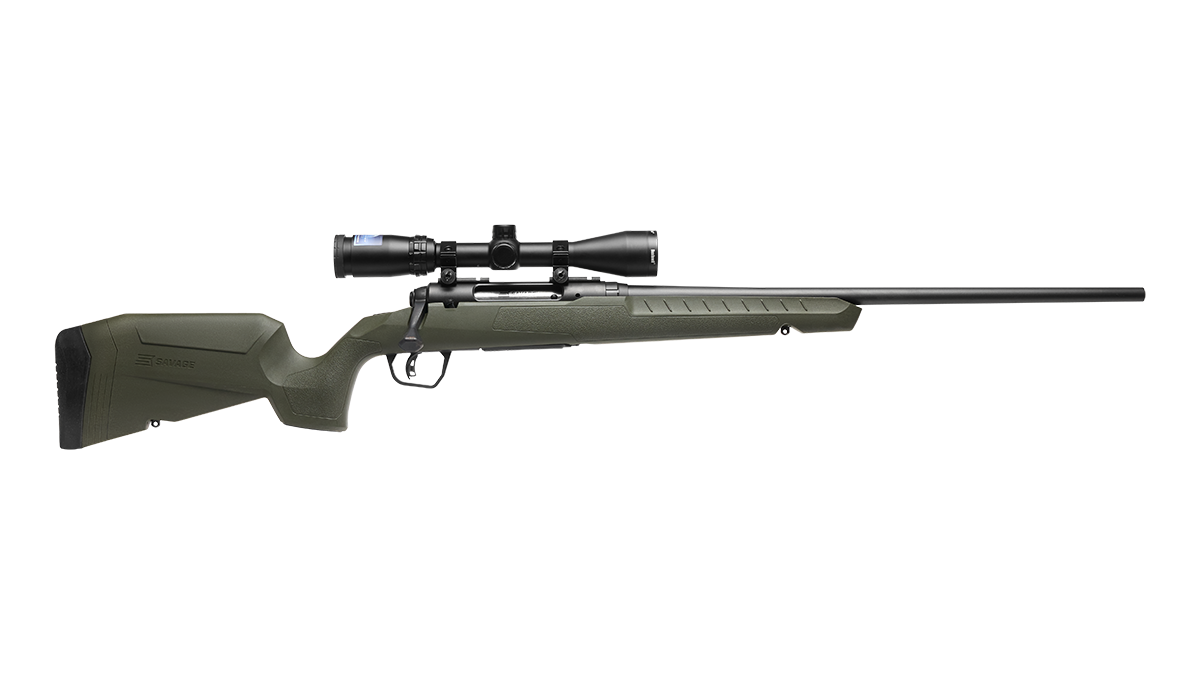 Savage Axis 2 XP 243 Win Bolt-Action Rifle (OD Green, 20in, 3-9x40 Scope)