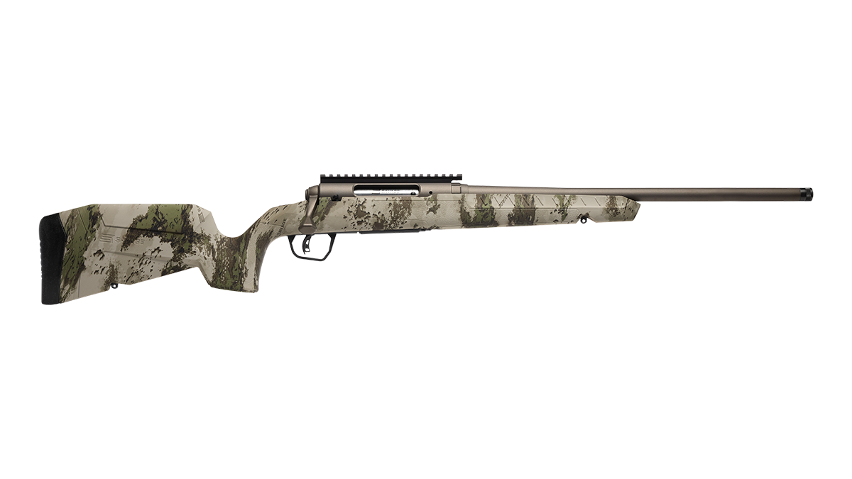 SAVAGE GEN2 AXIS II PRO COMPACT 243 WIN WOODLAND CAMO-img-0