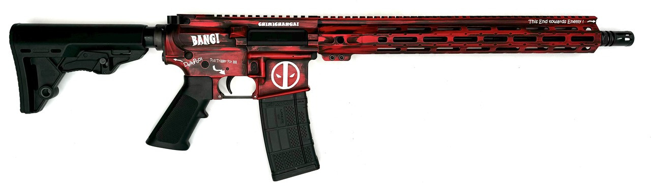 ZEUS ARMS AETHER DEADPOOL 5.56 RIFLE 16" 1-30RD MAG - ZEUS_ARMS