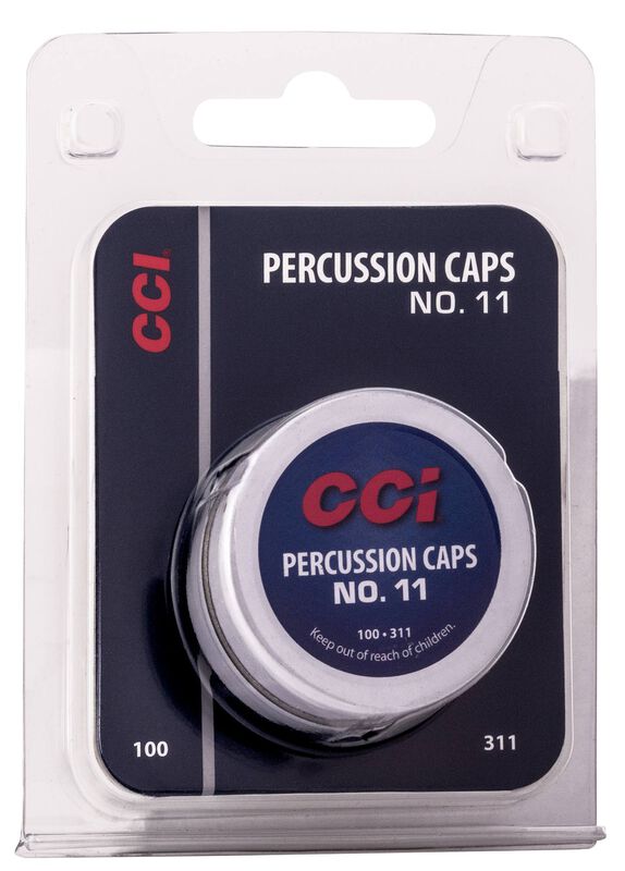 CCI 311 Percussion Cap Black Powder Copper #11 1000 per Box, 5 per Case