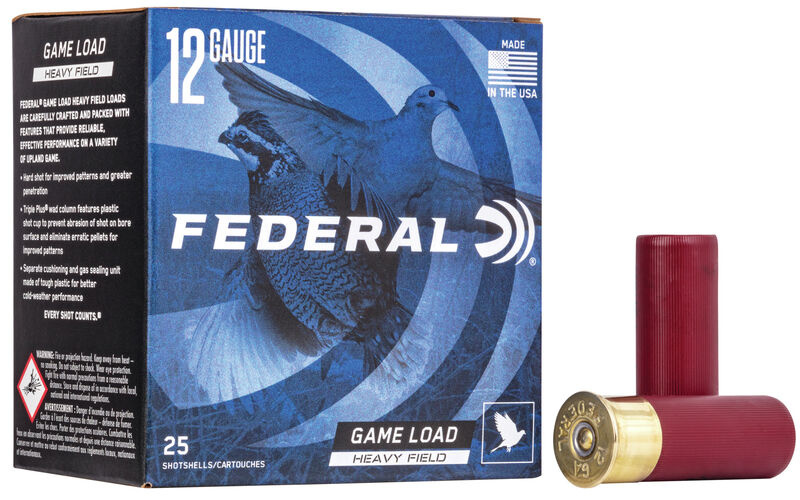 Federal Game-Shok Heavy Field Load 12 Gauge 2-3/4" #4 Shot Shotshell