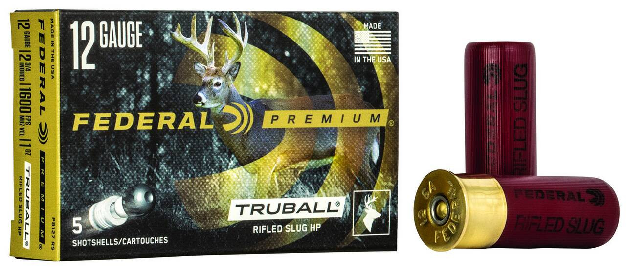 Federal Premium Vital-Shok TruBall 12 Gauge Rifled Slug Ammo