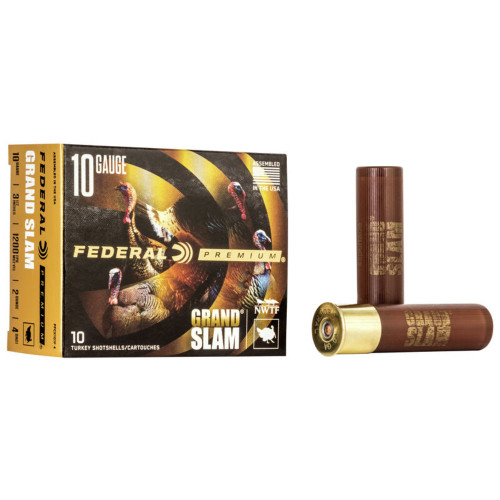 Federal Grand Slam 10 Gauge 3-1/2" #5 Shot 2 oz 10-Round Box
