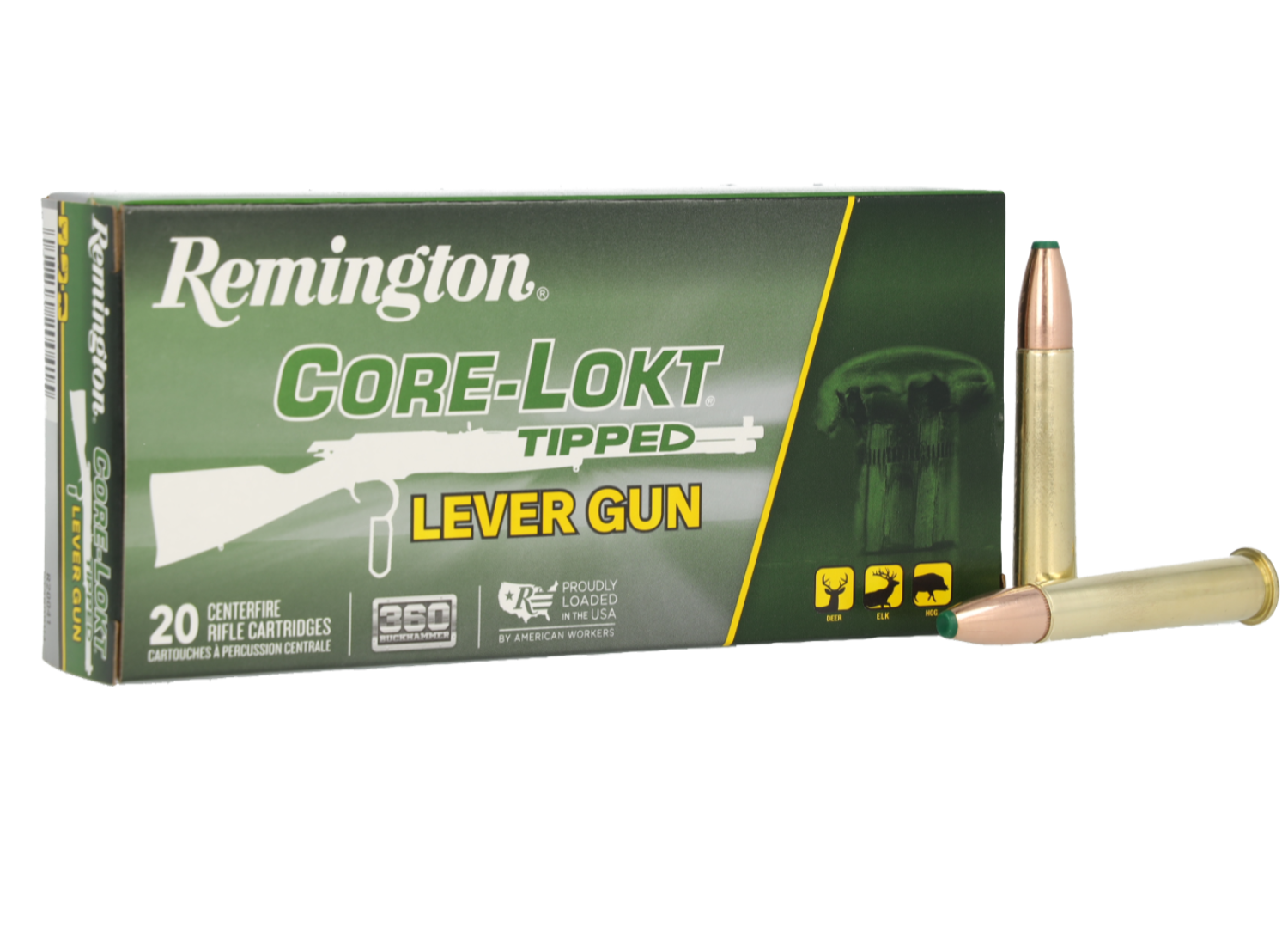 Remington CORE-LOKT TIPPED LEVER GUN .45-70 Government 300 Gr PolyTip ington CORE-LOKT TIPPED LEVER GUN .45-70 Government 300 Gr PolyTip Ammo