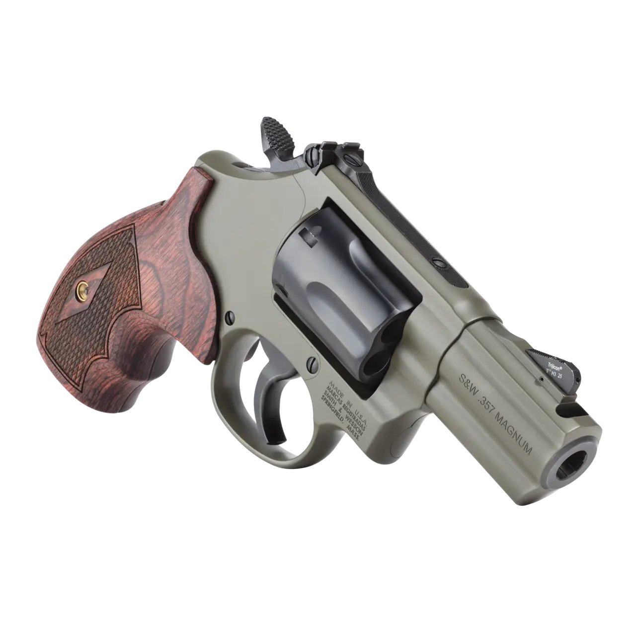 SMITH & WESSON PC MODEL 19 CARRY COMP 357 MAG REVOLVER 2.5in. MOSS ...