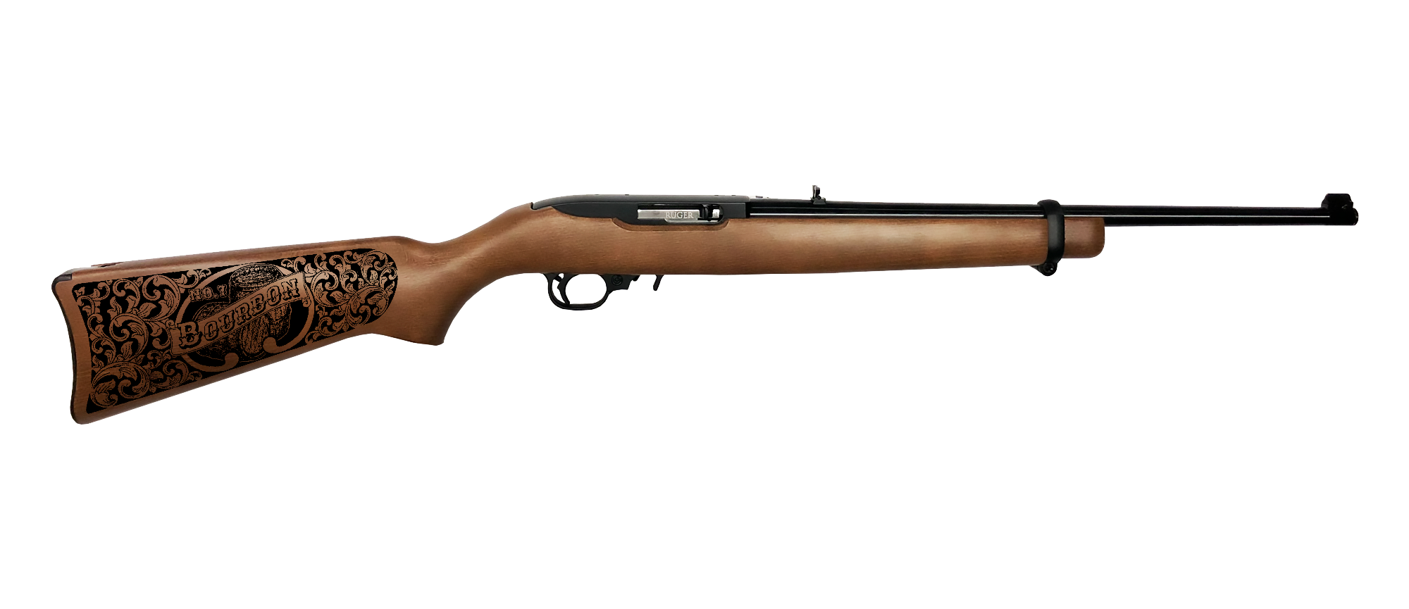 RUGER 10/22 22LR RIFLE 16.1" BOURBON EDITION 1-10RD MAG