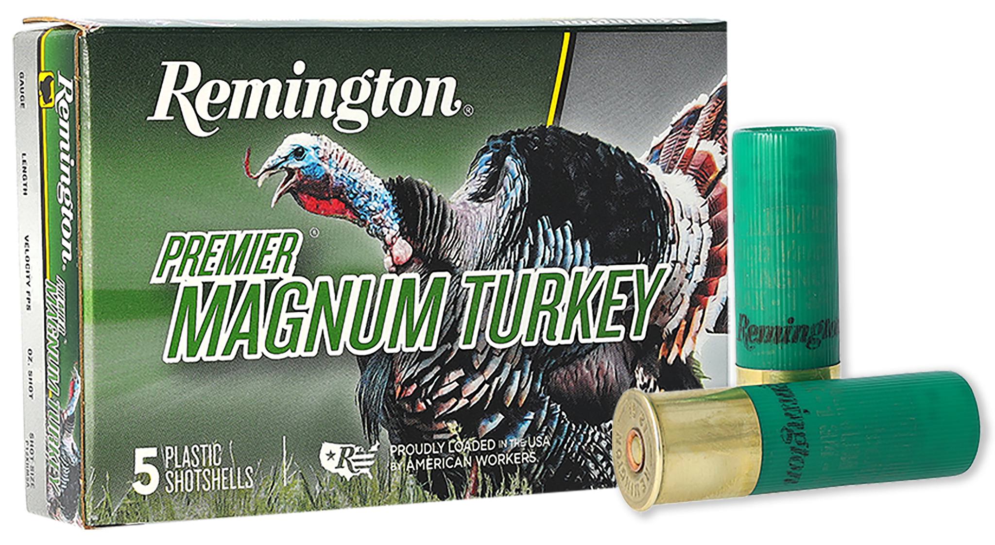 Remington Premier Magnum Turkey 12 Gauge 3" 2 oz #6 Copper-Plated Lead Shot 5-Round Box
