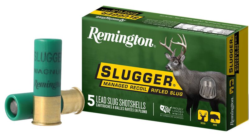 Remington Slugger Managed-Recoil Rifled Slug 12 Gauge 2-3/4" 1 oz