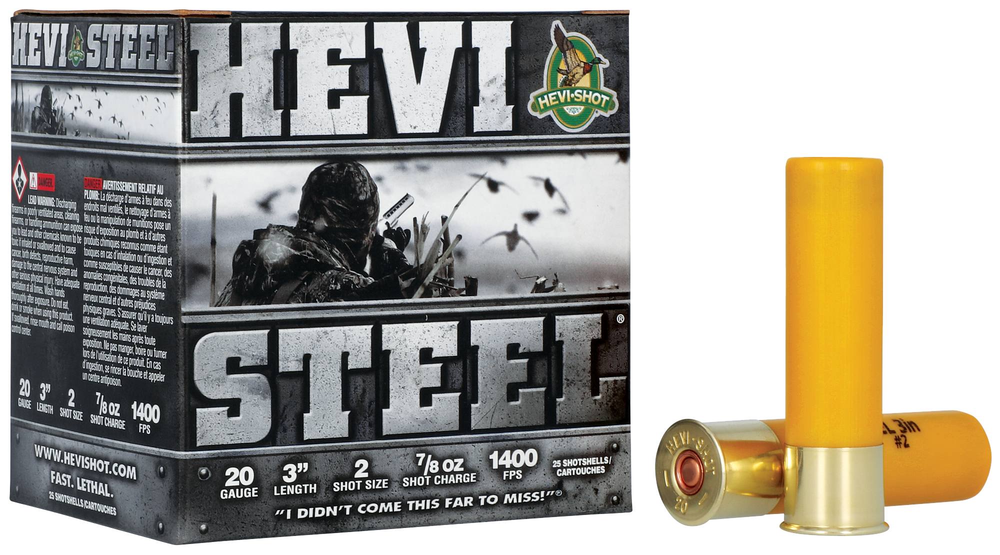 HEVI-Shot Hevi-Steel 20 Gauge #2 Steel Shotshells