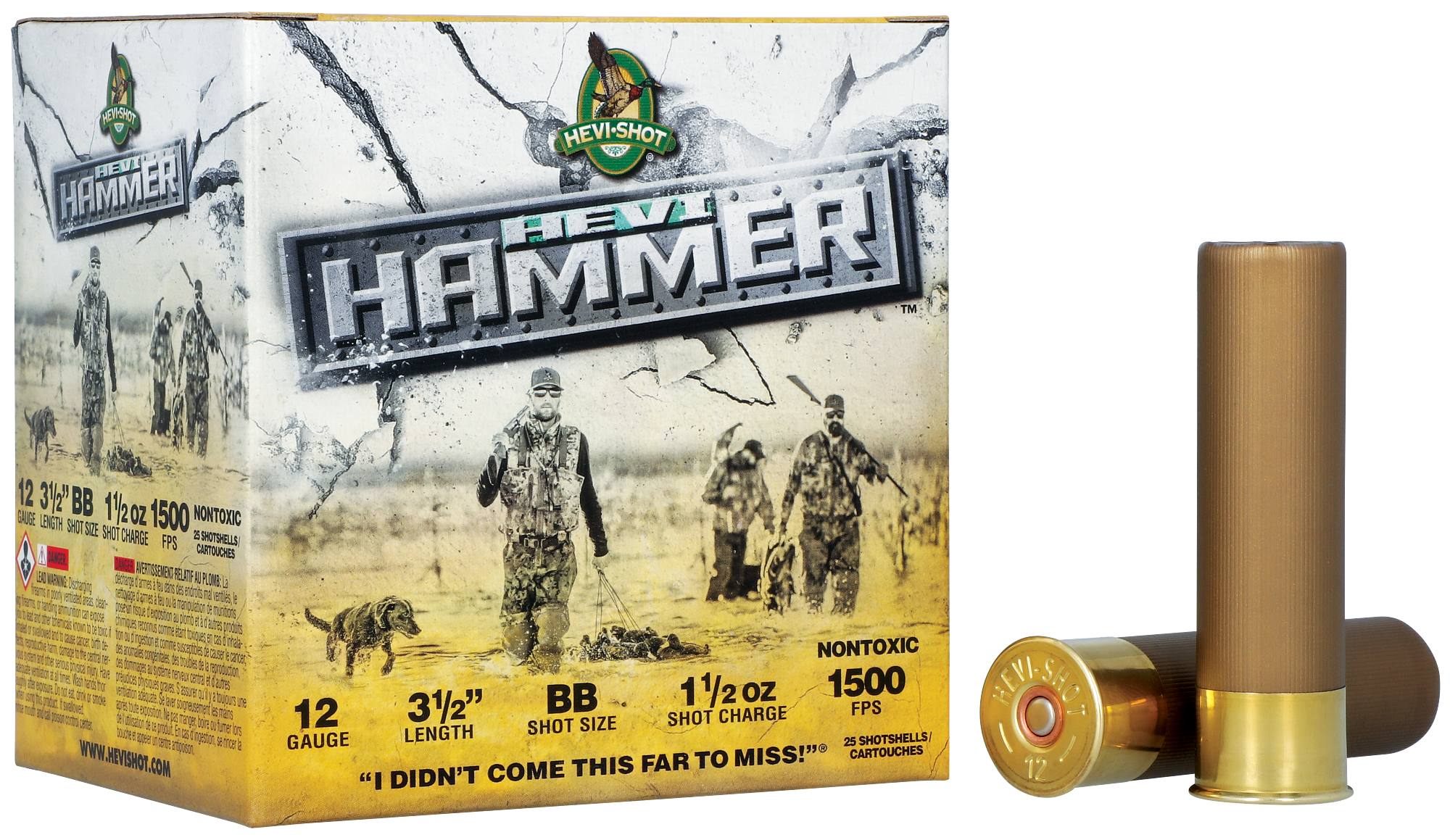 I-Shot HEVI HAMMER BB 12 Gauge 1-1/4 Oz 3 In Ammo