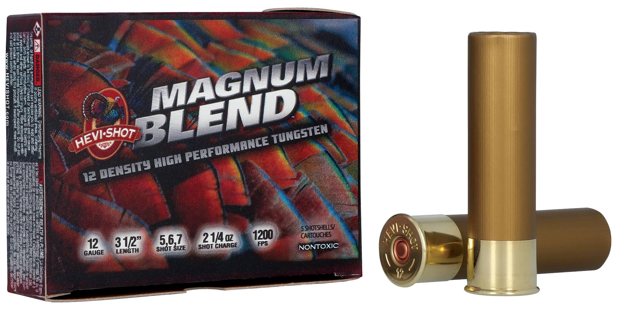 HEVI-SHOT HS41205 Magnum Blend 12 Gauge 3.5" Turkey Shotshells