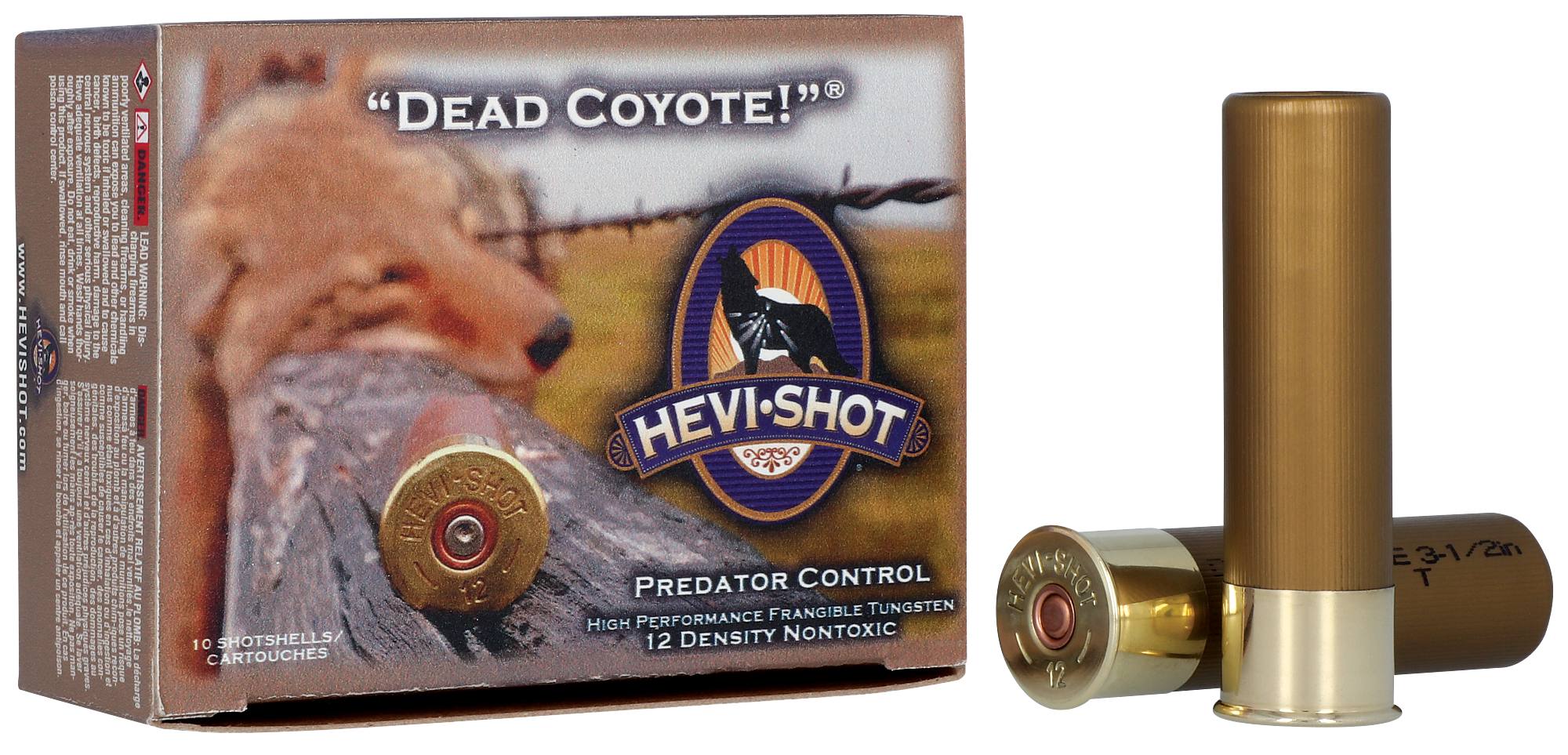 HEVI-Shot Dead Coyote HS43035 12 Gauge 3-1/2" 1-5/8 oz Tungsten T Shot Shotshell