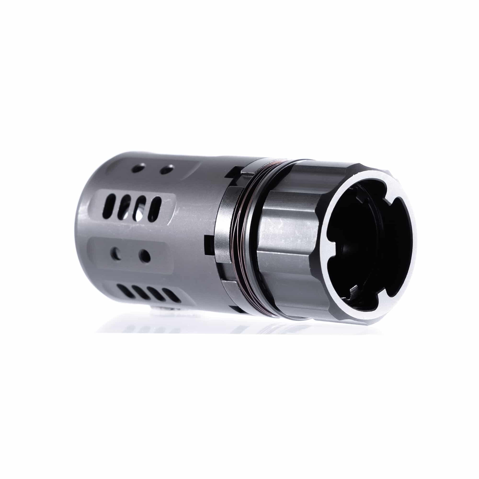 Dead Air DA466C Pyro 2.0 Muzzle Brake Kit 45 Cal w/ DA457 Xeno Adapter - Dead Air - 45 AUTO