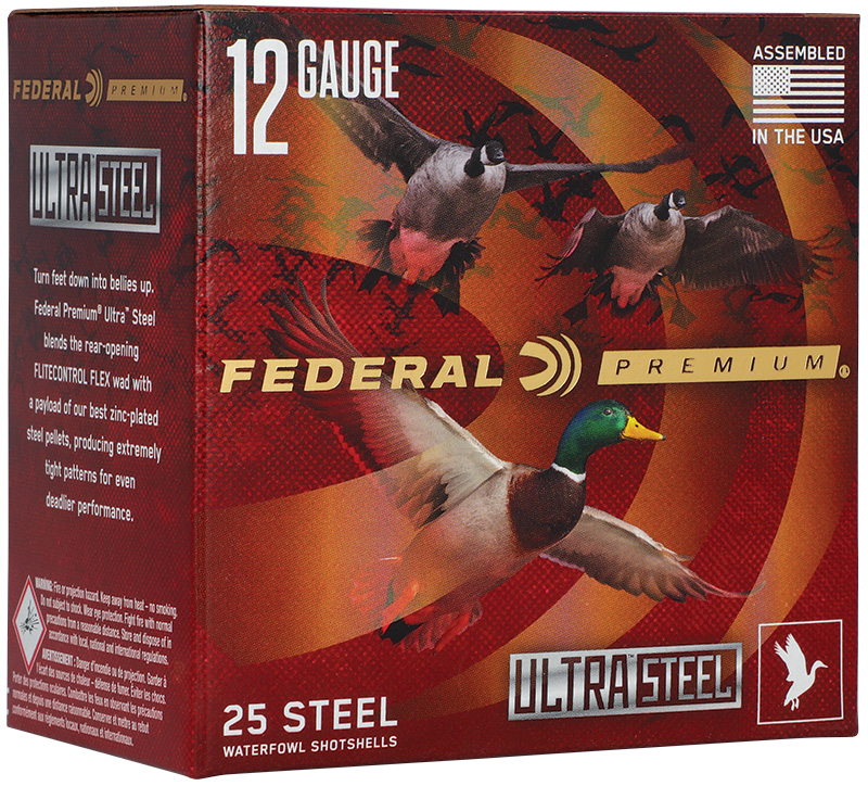 eral ULTRASTEEL #2 / 4 12 Gauge 1-1/2 Oz 3.5 In Ammo