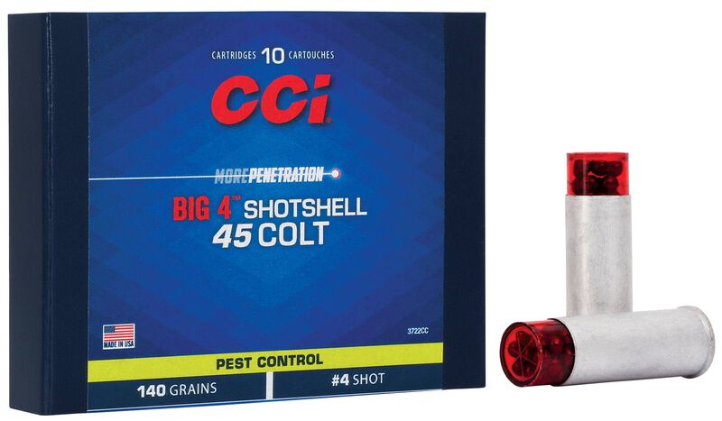 CCI Big 4 Shotshell 45 Colt #4 Shot 10 Rd/Bx