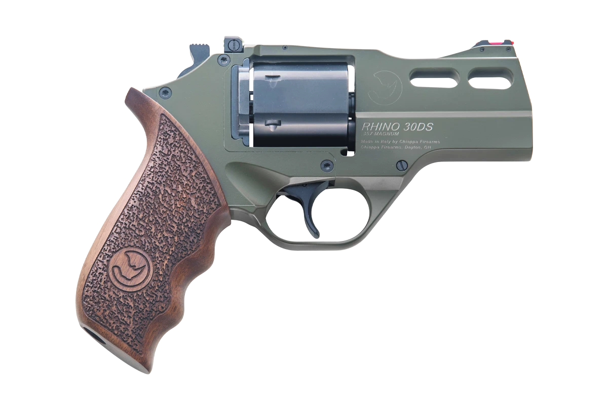 Chiappa Rhino 30DS 357 Magnum 3" ODG Hunter Walnut 6RD - Chiappa Firearms - .357 MAGNUM