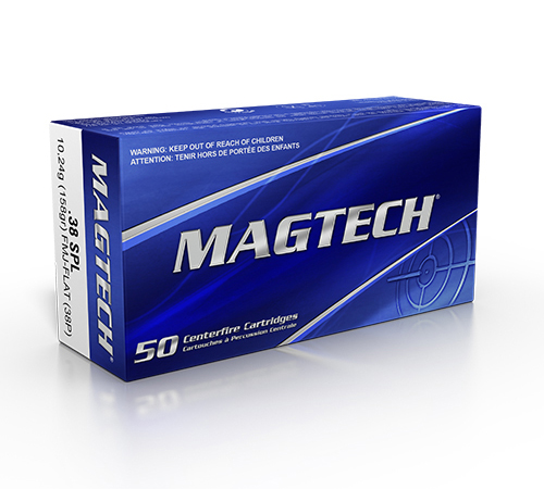 Magtech .38 Special 158gr FMJ Flat Nose Ammunition
