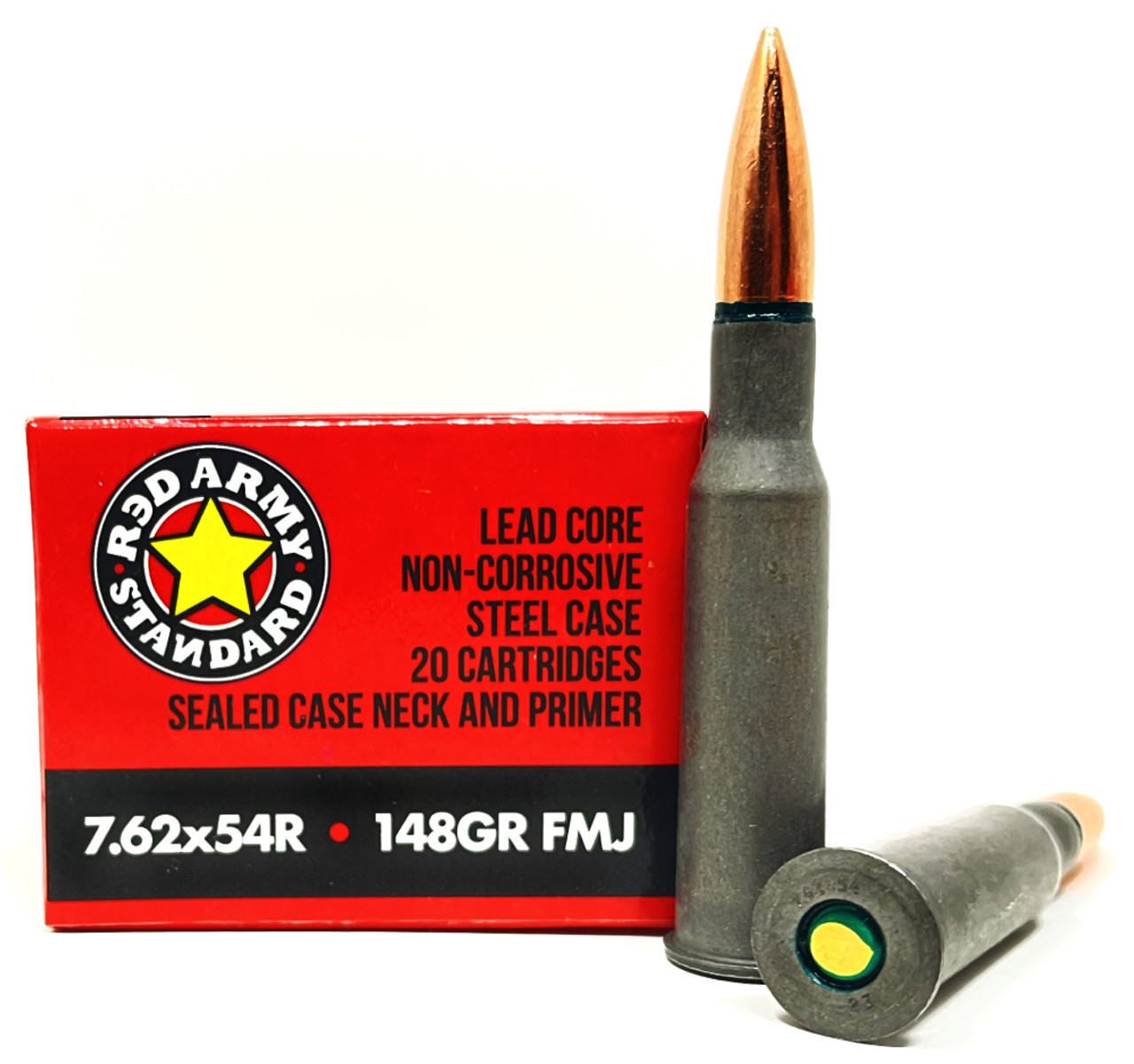 CENT ARMS 762X54R 148GR FMJ 20/620