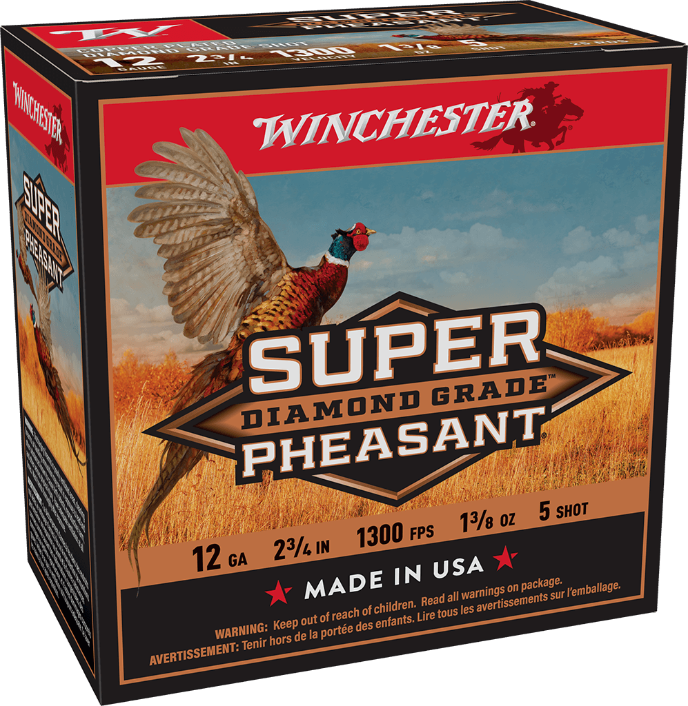 Winchester Super Pheasant Diamond Grade 12 Gauge 2.75 in #5 Shotshells (25 Rounds)