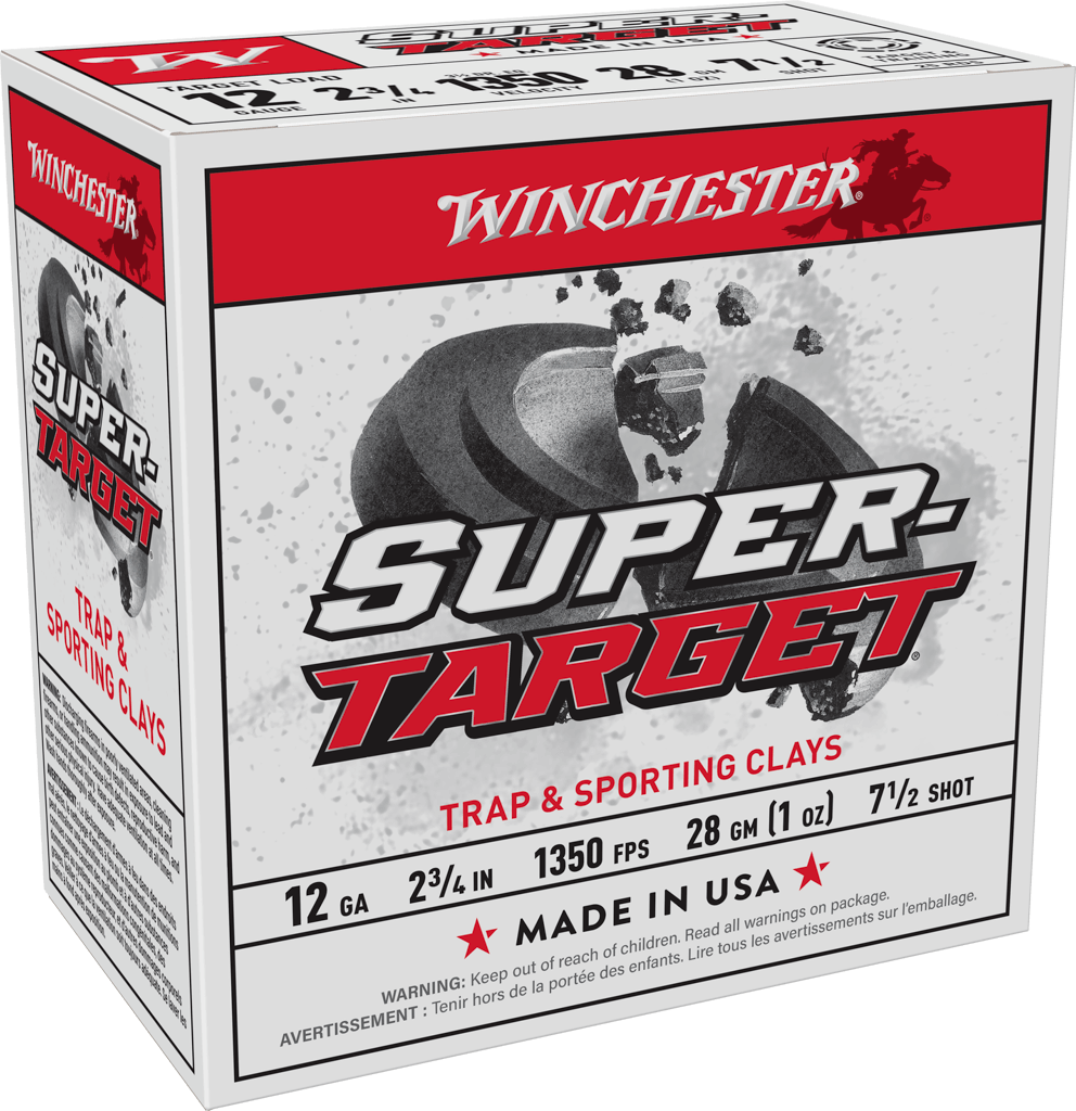 Winchester Super-Target 12 Gauge 2-3/4" #7.5 1 oz 1350 FPS Shotshell