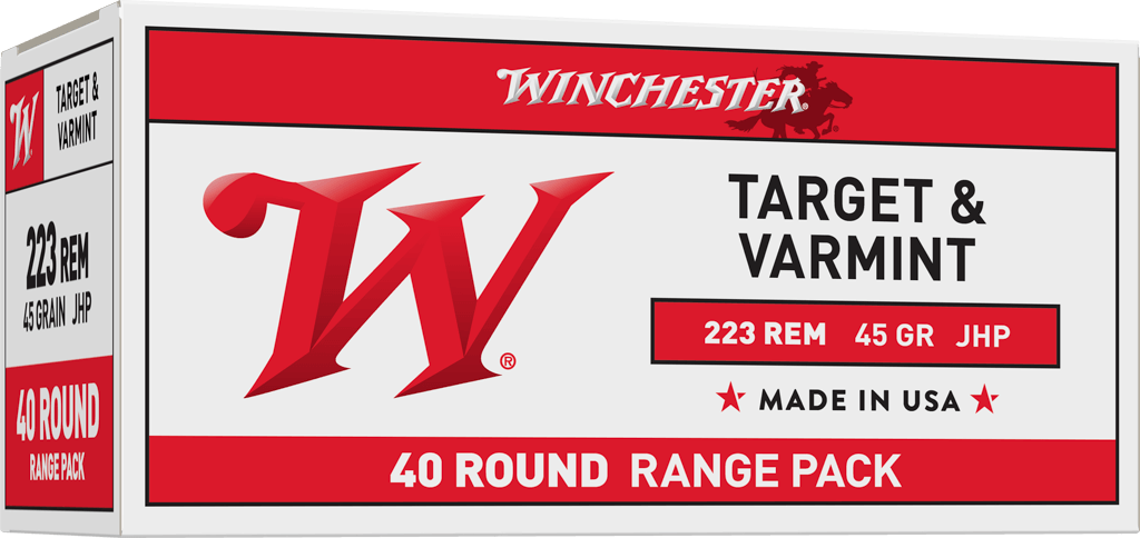 Winchester USA White Box .223 Remington 45 gr JHP (40 Rounds) Rifle Ammunition