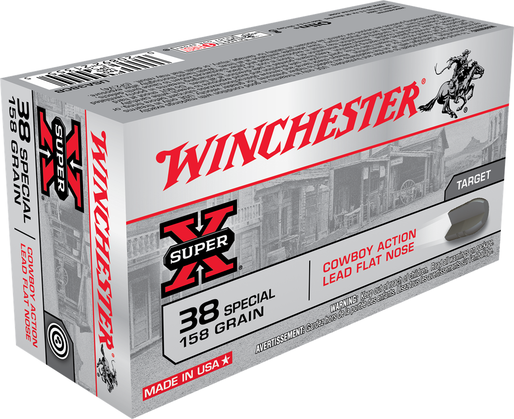 Winchester Super-X .38 Special Target Cowboy LFN 158 Grain