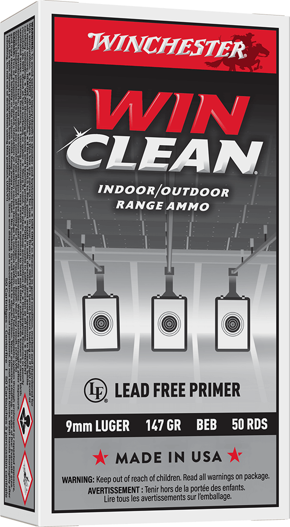 Winchester Super X WinClean 9mm Luger 147gr Ammunition