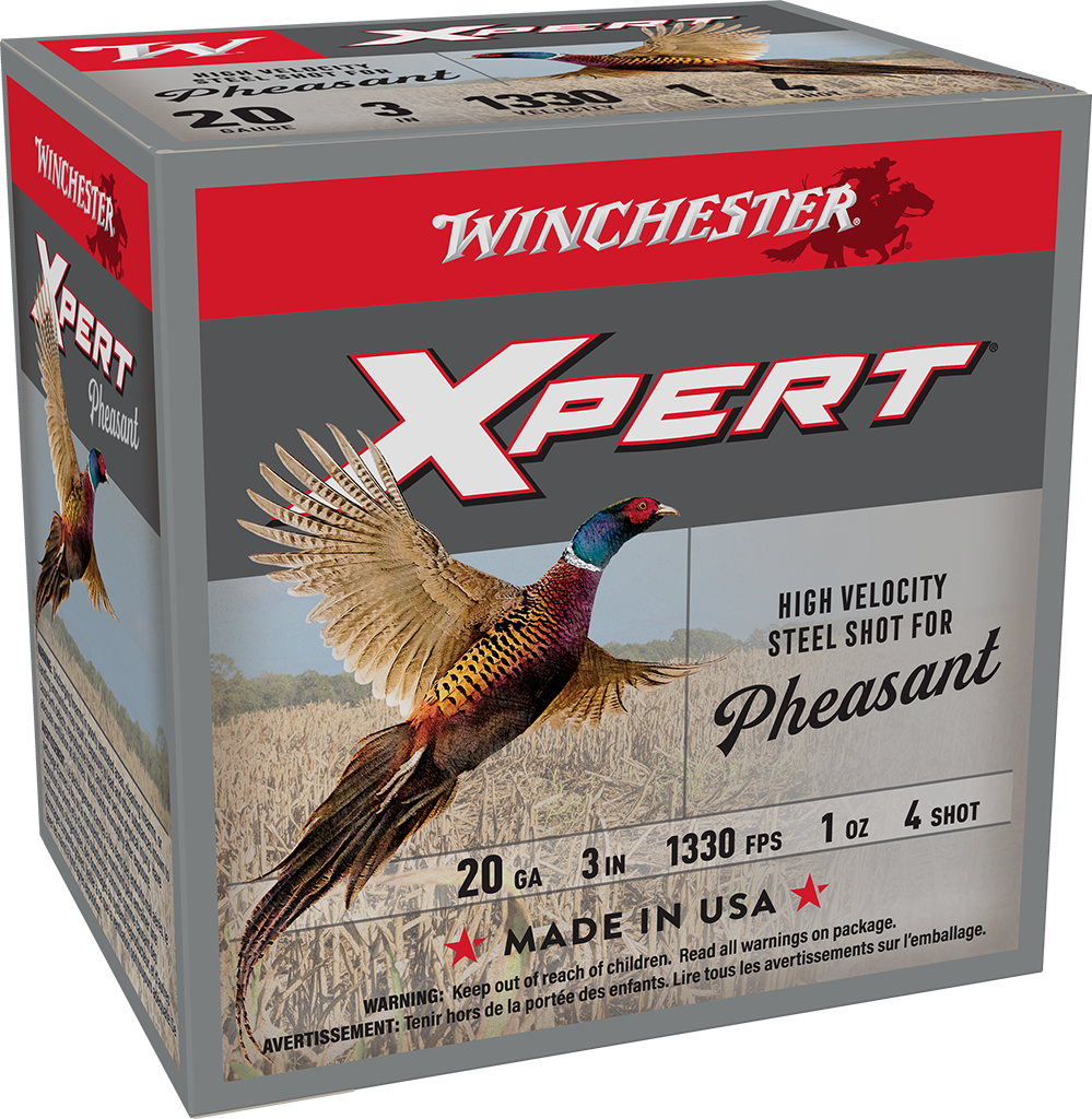 Winchester Xpert Pheasant 20 Gauge 3in #4 Steel Lead-Free Shotshell