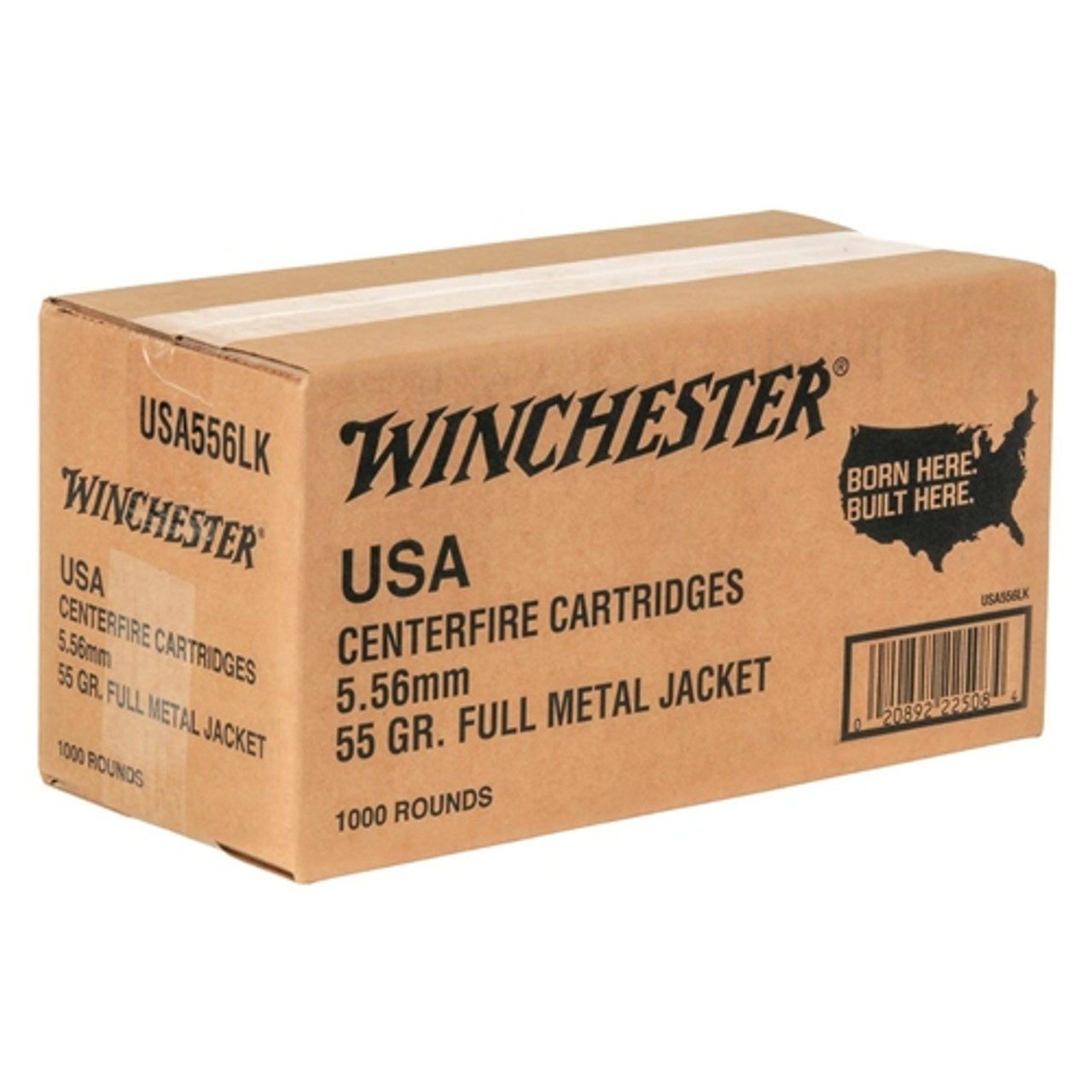 Winchester Lake City M193 5.56mm 55gr FMJ Rifle Ammunition (100 Rounds)