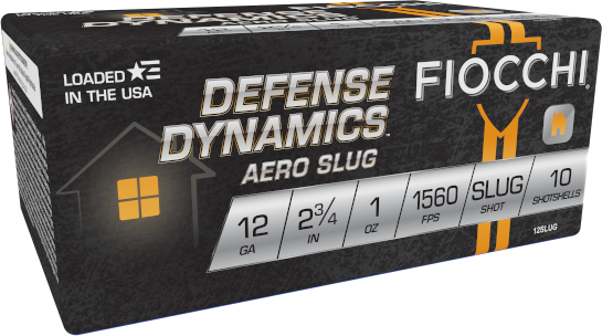 Fiocchi Aero Slug 12 Gauge 2-3/4 in. 1 oz Rifled Lead Slugs (10 Rounds)