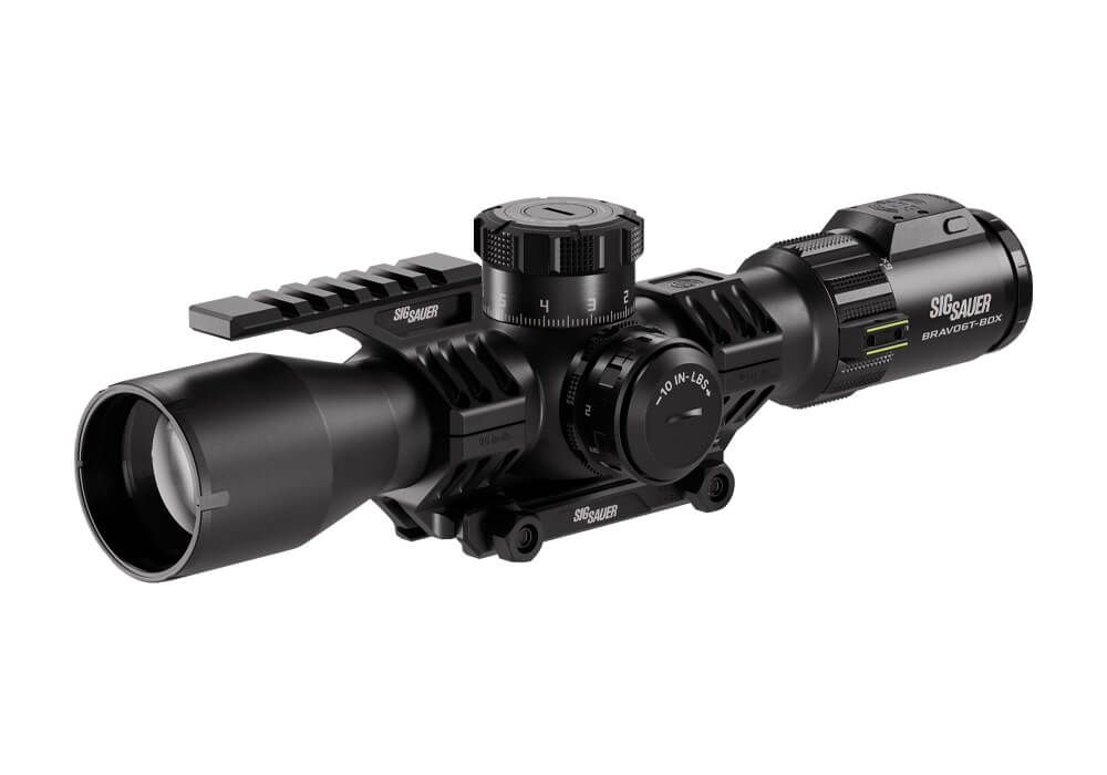 SIG Sauer BRAVO6T-BDX 3-18x44mm Rifle Scope (FFP, MRAD Milling 2.0) with ALPHA5 Mount