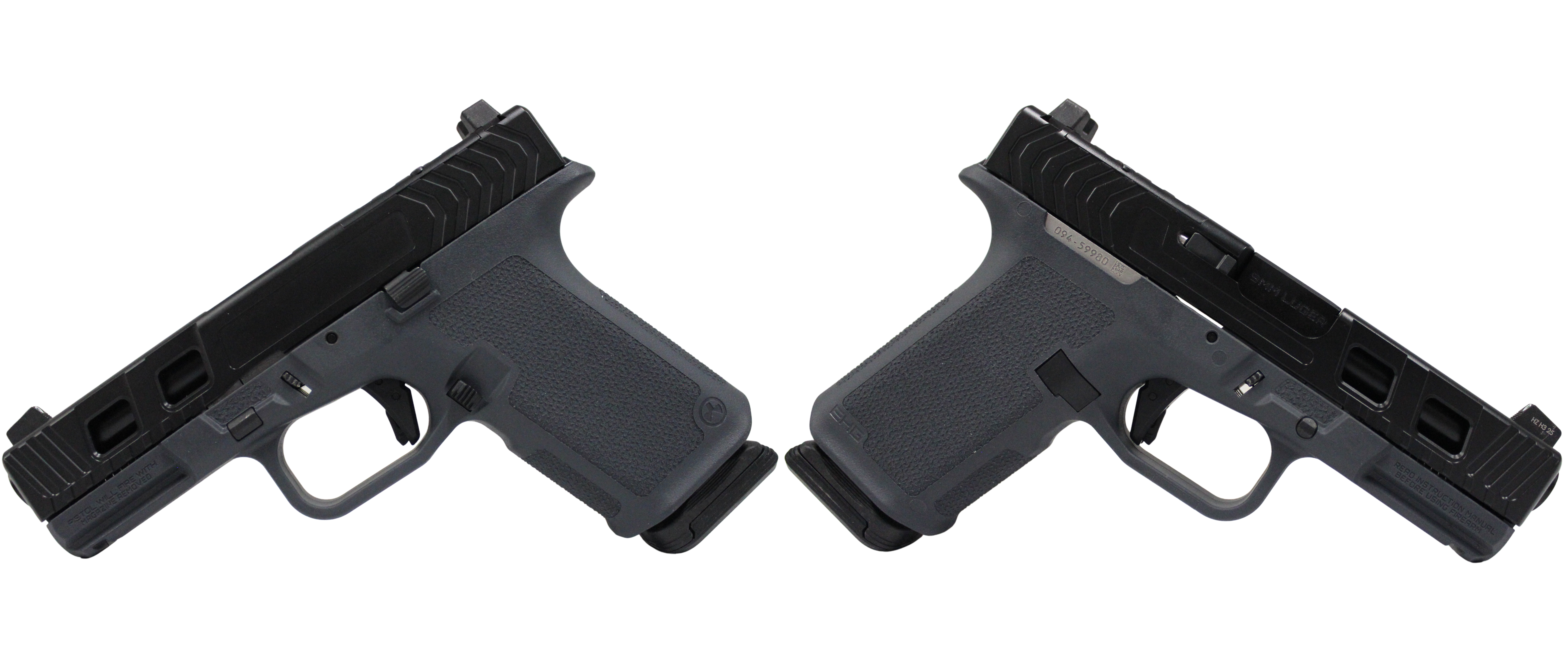 RUGER RXM 9MM PISTOL 4" SCT SARASOTA SLIDE CUT O.R. STEALTH GRAY, . 2-15RD MAGS - ORION EXCLUSIVE
