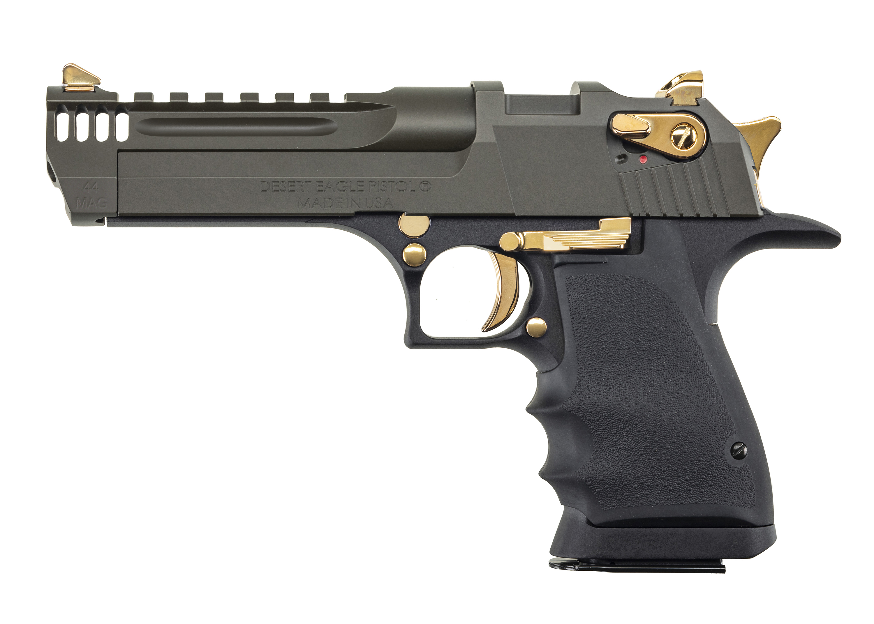 Magnum Research Desert Eagle L5 .44 Magnum 5in Barrel 8rd Black/Green Cerakote Integral Muzzle Brake