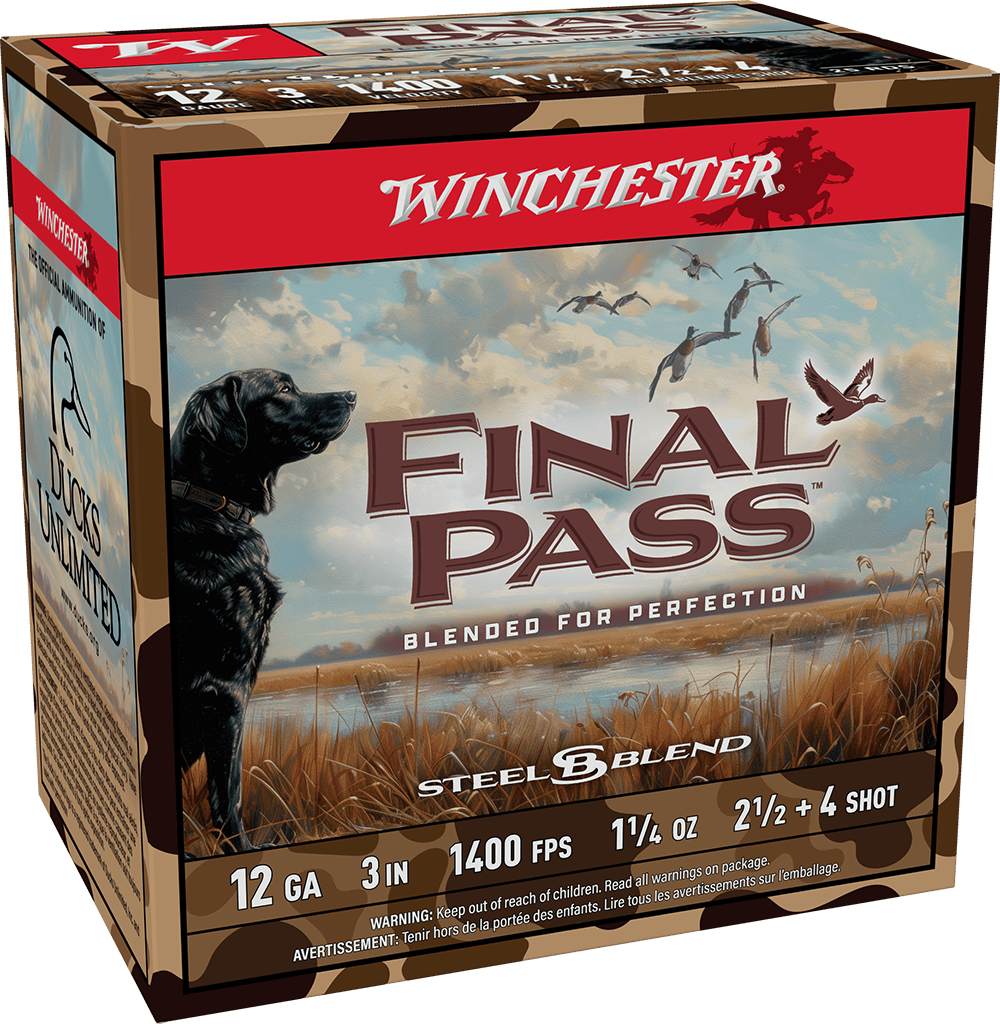 WINCHESTER 12 GA 3 HS 1-1 4 2 5   4 BLEND 25 RD BX 10 BX CS