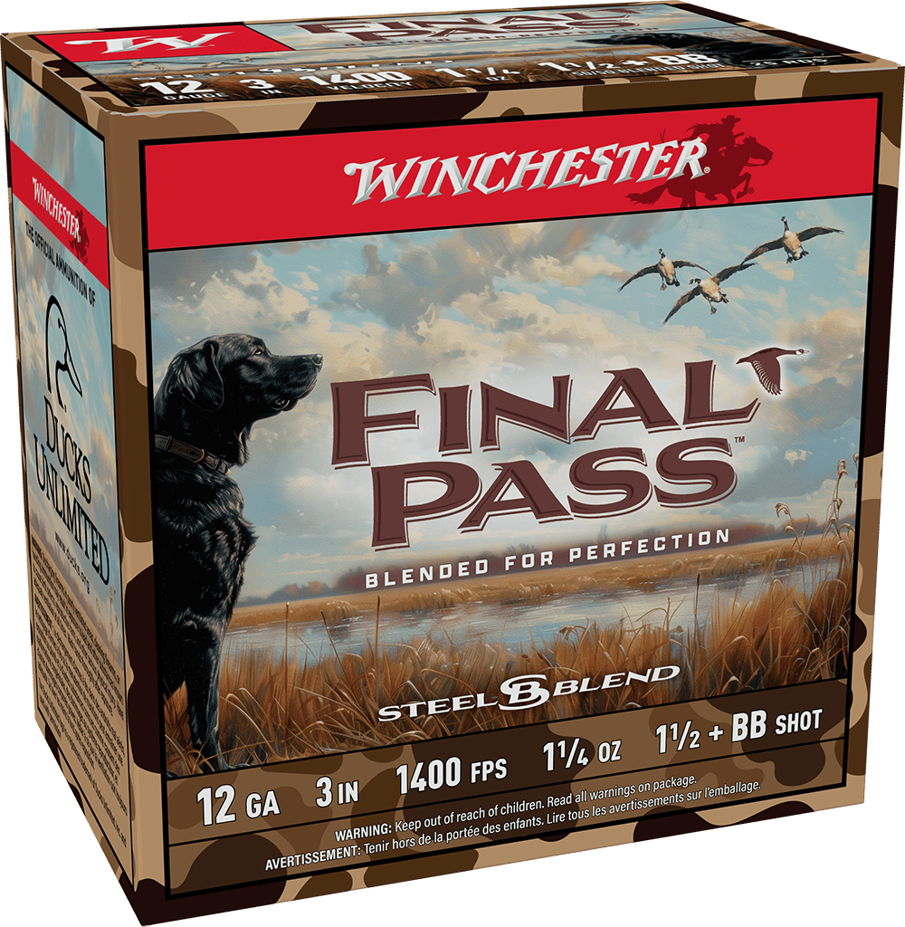 CHESTER 12 GA 3 HS 1-1/4 BB & 1.5 BLEND 25 RD/BX 10 BX/CS Ammo