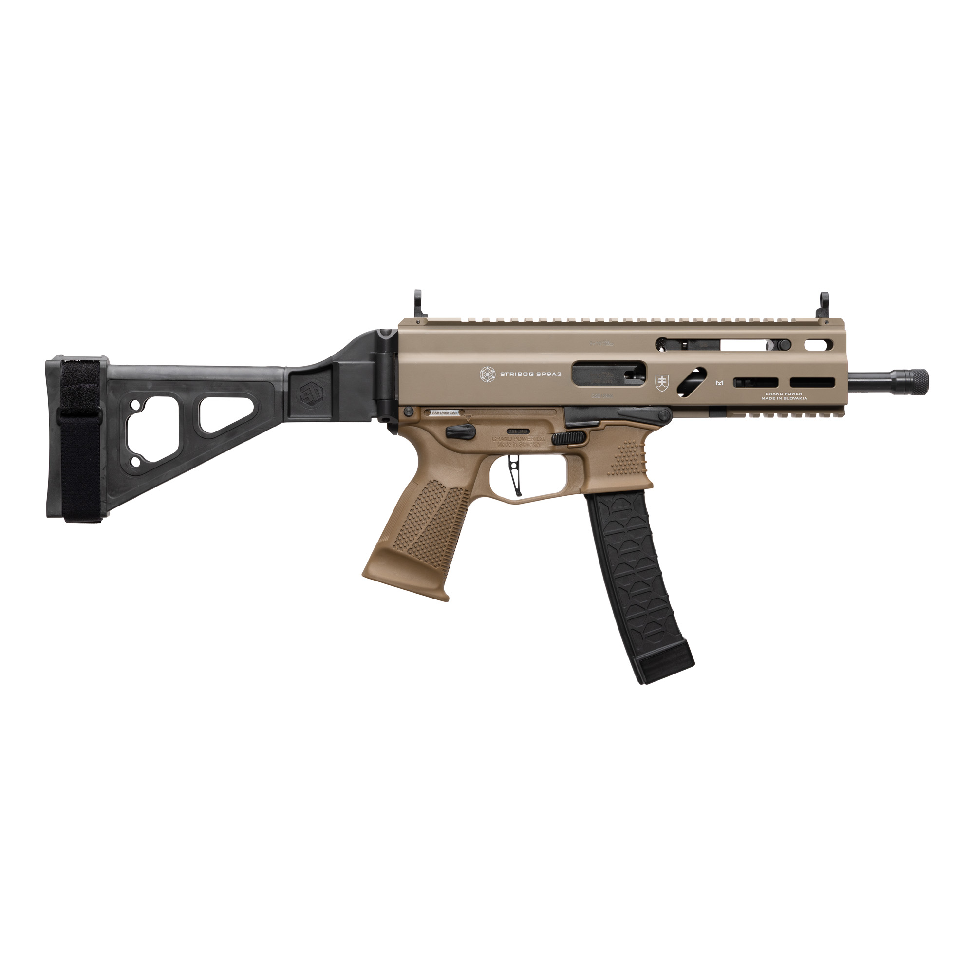 GRAND POWER STRIBOG SP9A3 9MM PISTOL 8" BARREL THREADED RLR-img-0
