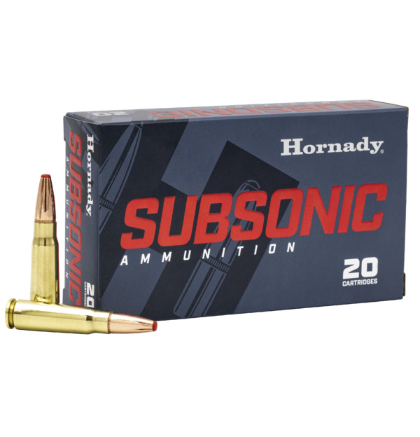 Hornady Subsonic Sub-X 7.62x39mm 255 Grain Ammunition