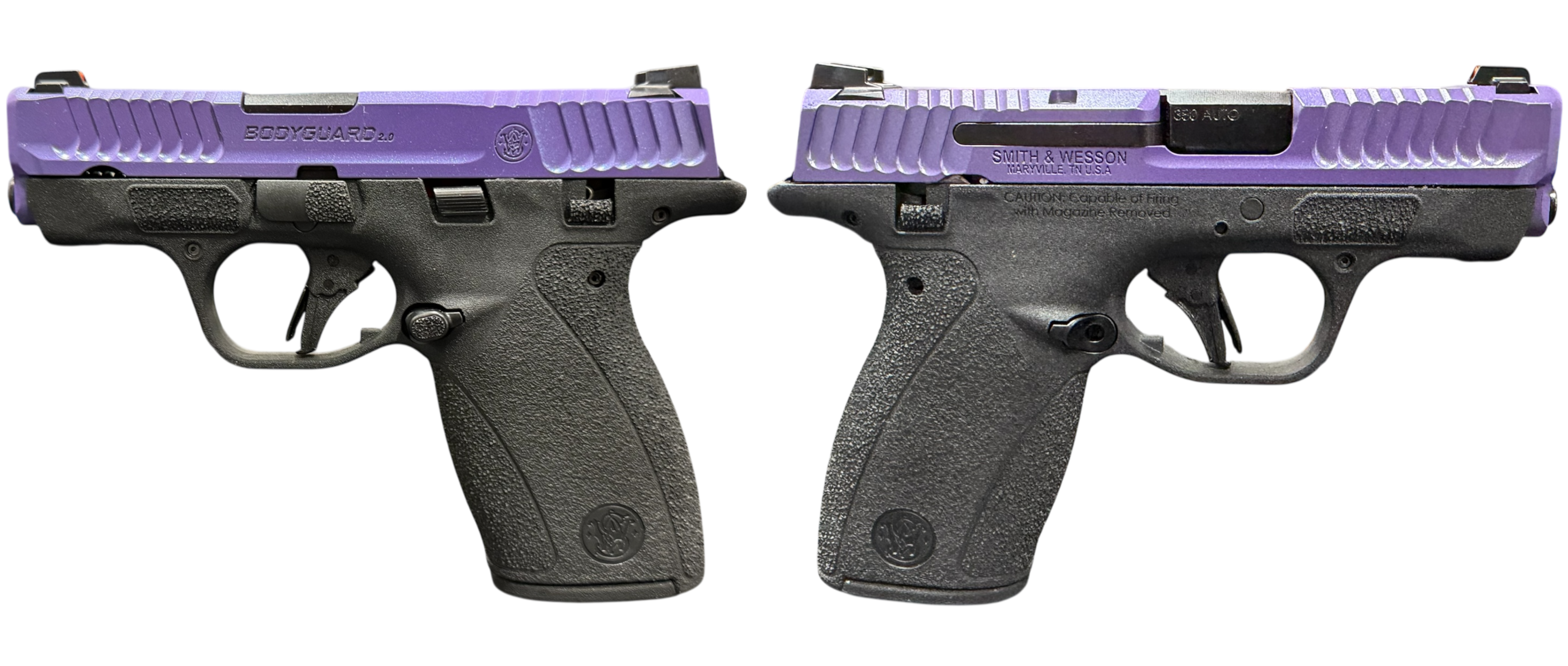 SMITH & WESSON BODYGUARD 2.0 MS AMETHYST SLIDE 380ACP 2.75" 1-10RD 1-12RD