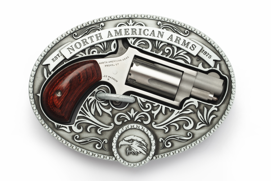 North American Arms Chuckwagon Mini-Revolver with Belt Buckle