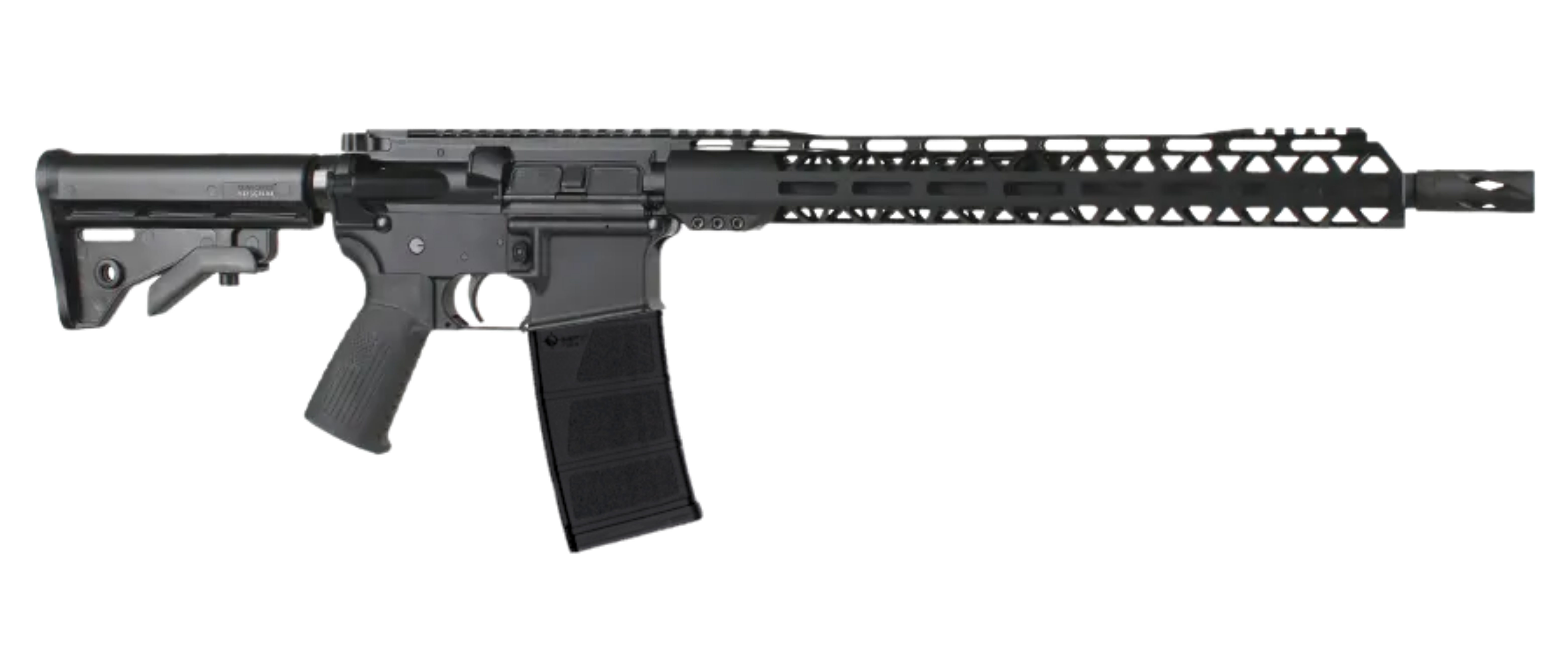 BEAR CREEK ARSENAL BC-15 16" 556NATO 30RD BLK 16" CRMOV-chrome molly parkerized Barrel, 1:7 Twist, Mid Lenth Gas System M-Lock Black Anodized Rail, 1 Magazine