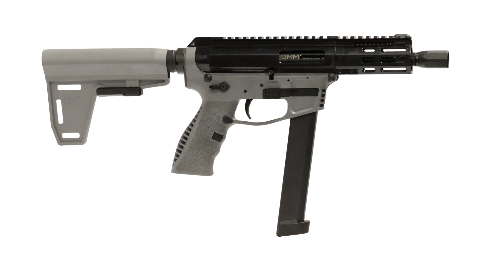 GFORCE ARMS JAWBONE 9MM 5" BRL 33+1 RD MAG TACTICAL GRAY ORION EXCLUSIVE