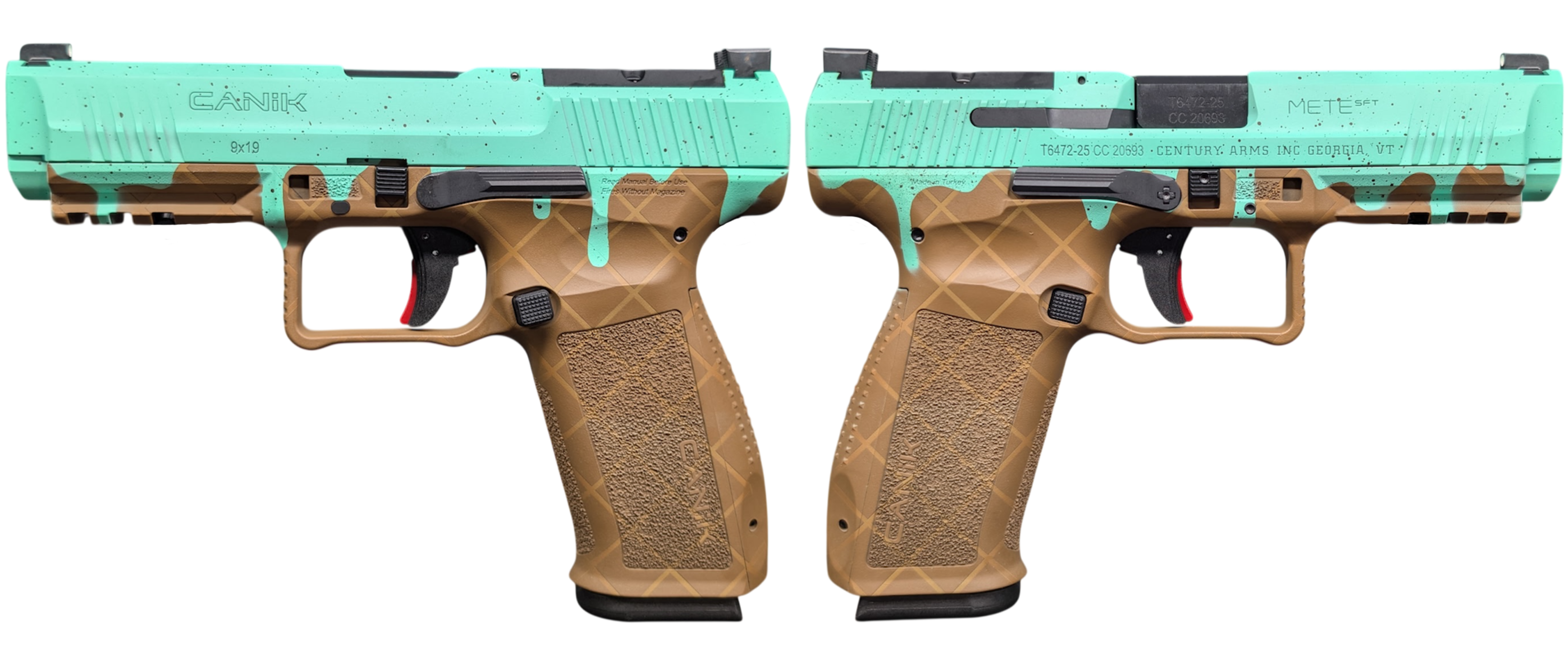 Canik Mete SFT One Series 9mm Pistol (Mint Choc Chip)
