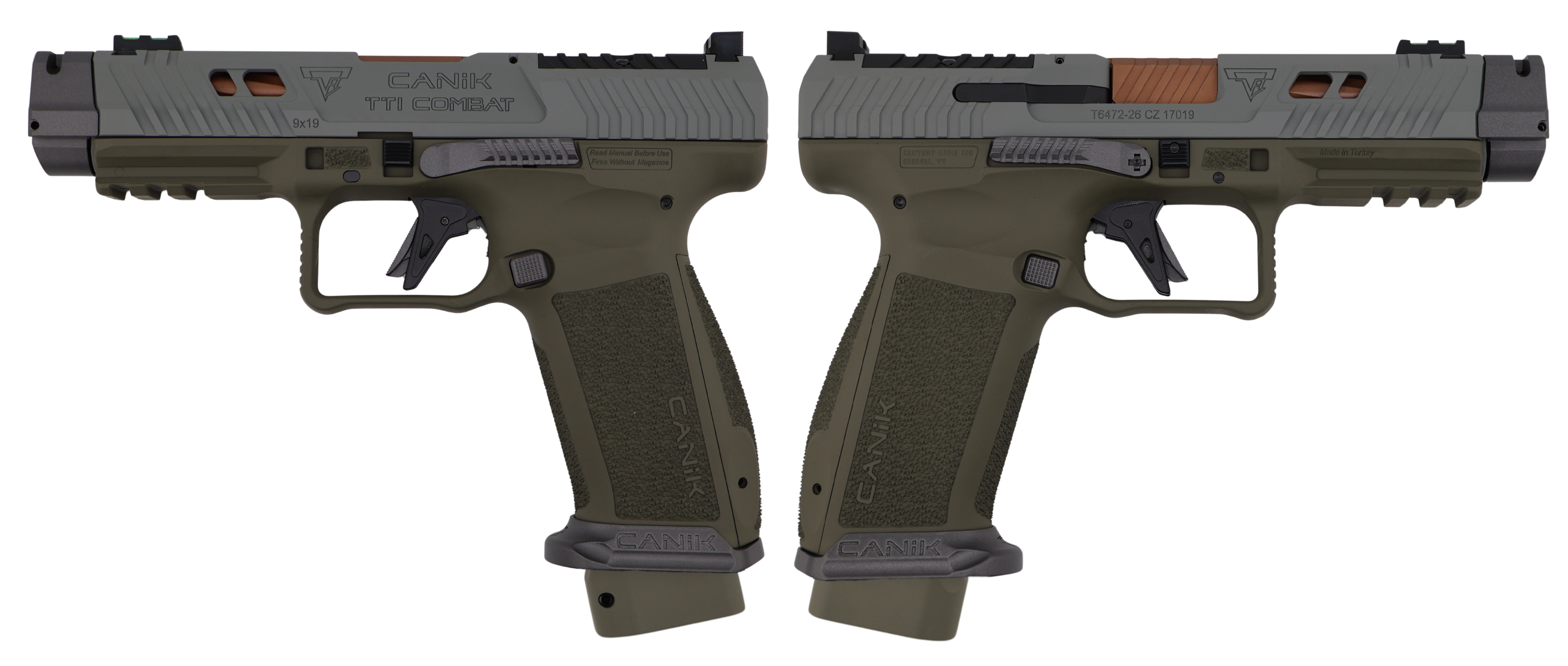 CENTURY Canik TTI Combat Smoke OD Green 9mm 4.6"