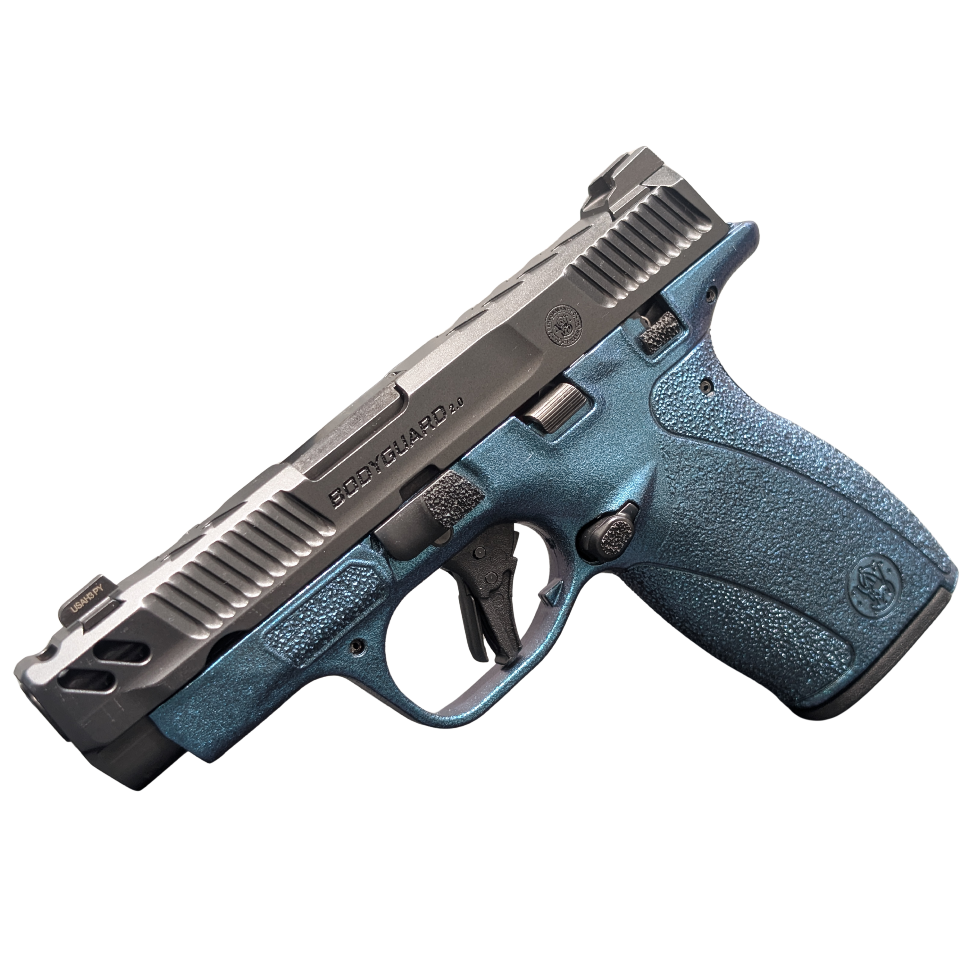 SMITH & WESSON PC BODYGUARD 2.0 CARRY COMP TYPHOON FRM 380ACP PISTOL 3.1" M.S 1-10RD, 1-12RD MAG
