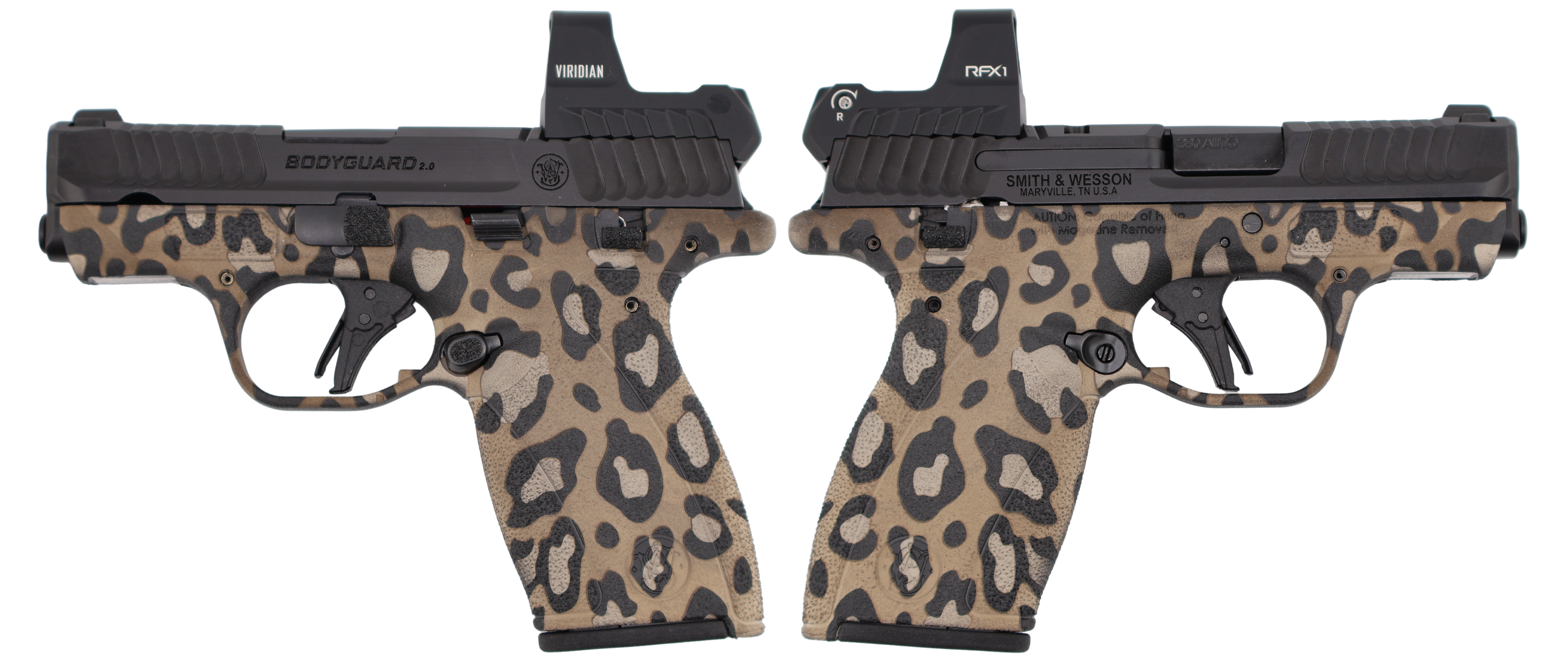 Smith & Wesson Bodyguard 2.0 M.S. with RFX1 Optic (Leopard Print) .380 ACP