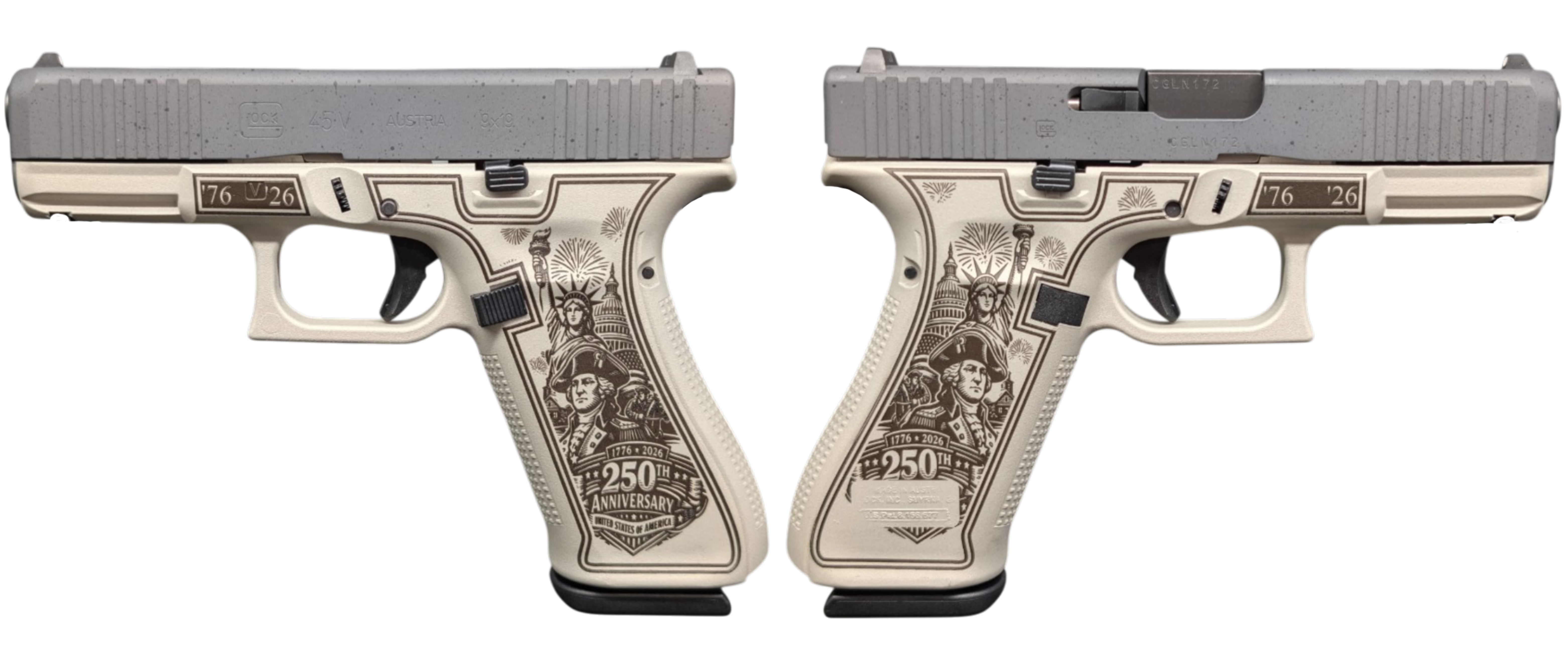 GLOCK 45 V 250th Anniversary 9mm Pistol