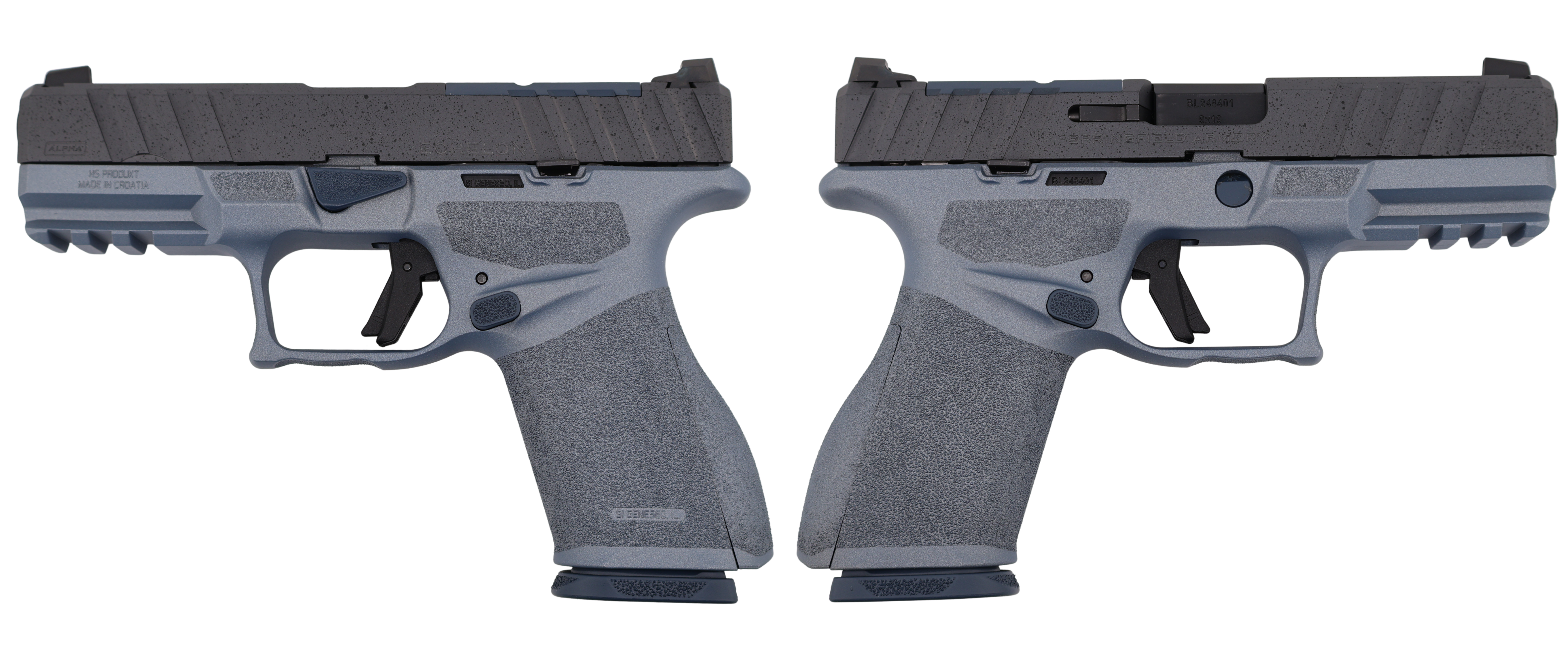 Springfield Armory Echelon Alpha "Iron Tide" 4.0C 9mm Navy/Stone 1-15rd Pistol
