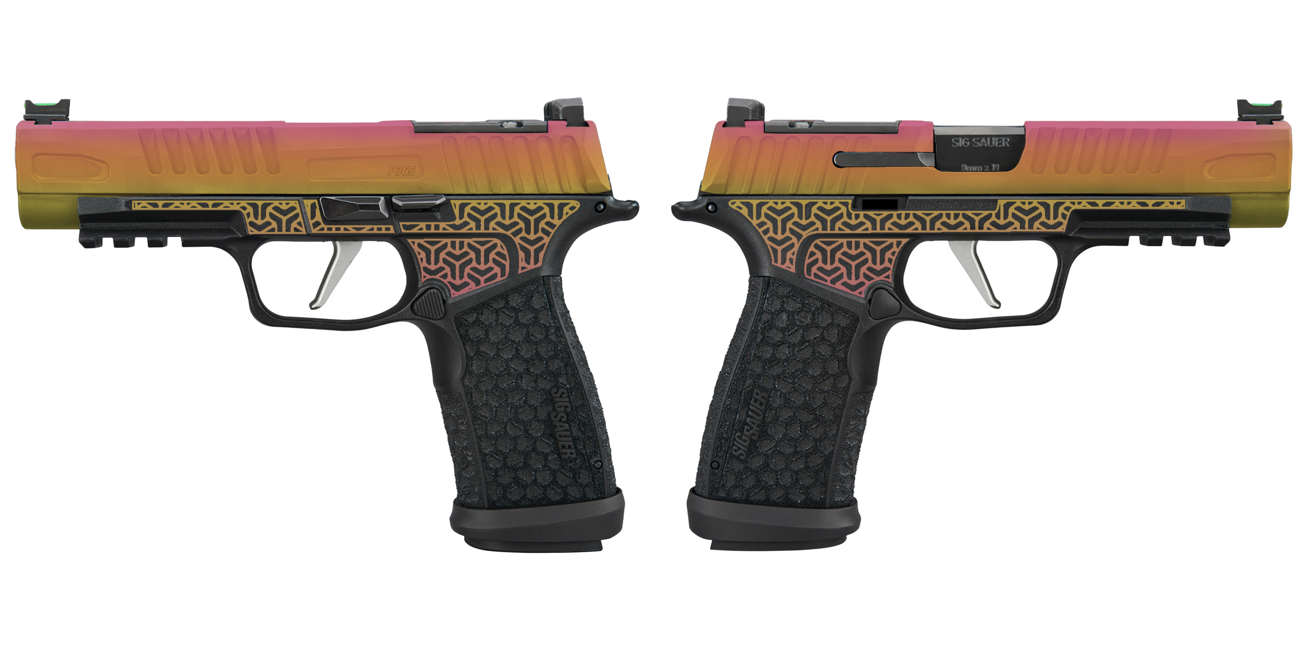 SIG SAUER P365 FUSE TEQUILA LITE 9MM 4.3" BLACK O.R. 1-17RD, 2-21RD - SIG_SAUER