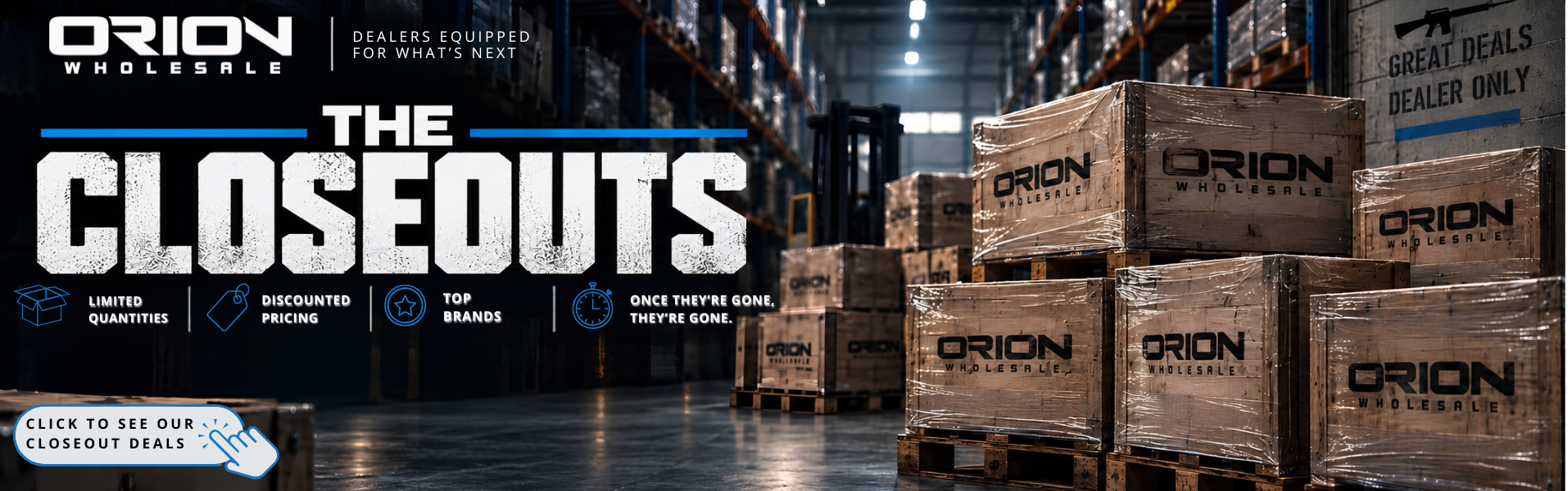 Closeout Deals