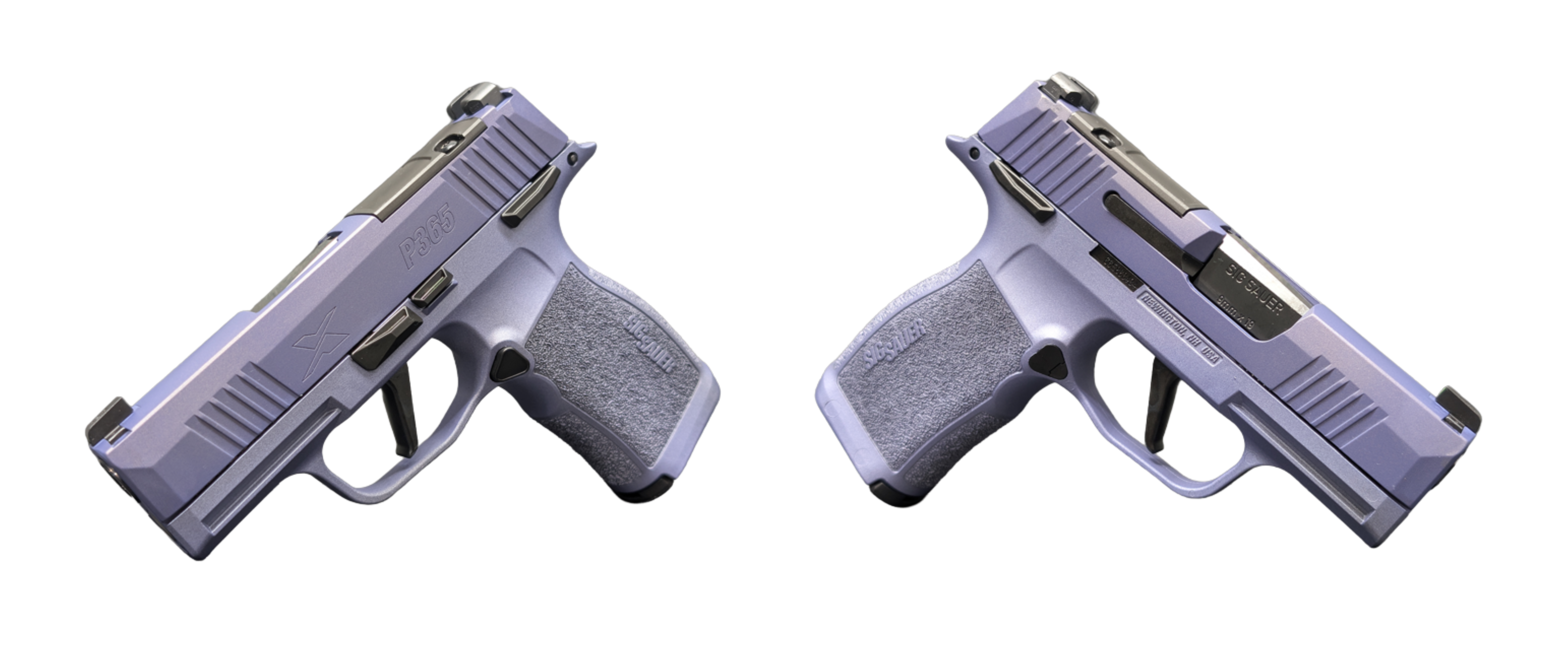 SIG SAUER P365X 2 TONE PURPLE 9MM PSTL 3.10" 2-12RD OPTIC RDY MANUAL SAFETY - SIG_SAUER